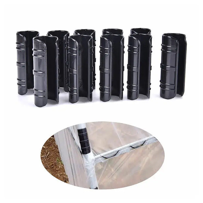 PLASTIC CLAMPS FOR GREENHOUSE F24/25MM GARDEN STAR HD-9933 - Аксесоари за оранжерии<<<Оранжерии и аксесоари за