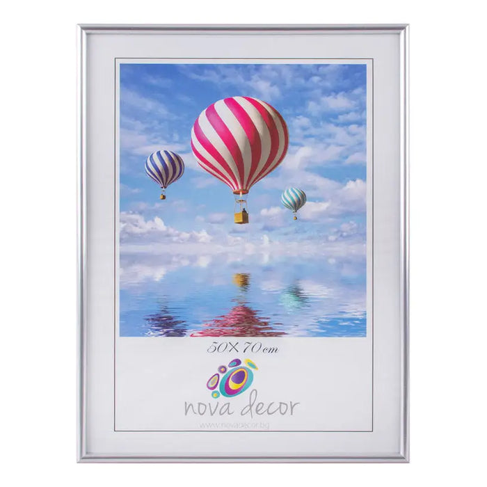 PLASTIC PHOTO FRAME 50X70 CM. THE SILVER BRIST - Рамки и клипс<<<Декорации<<<Мебели и интериор<<<Praktiker