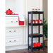PLASTIC SHELF 4 LEVELS ANTHRACITE EMIR - Шкафове стелажи и гардероби<<<Домашни потреби<<<Кухня<<<Praktiker