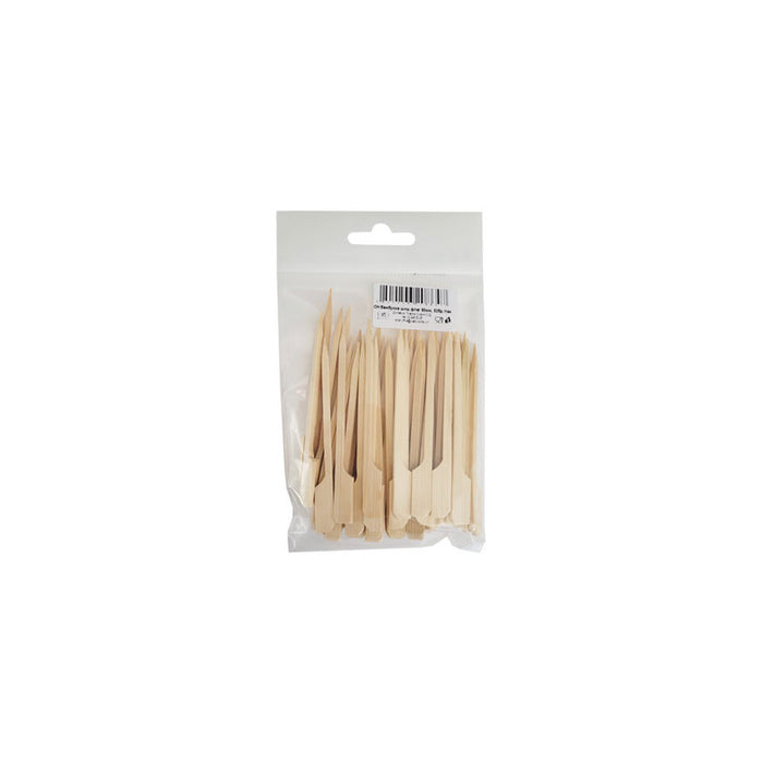 BURGER STICKS 9 CM 50 PCS FLAG PLASTIC SOFIA