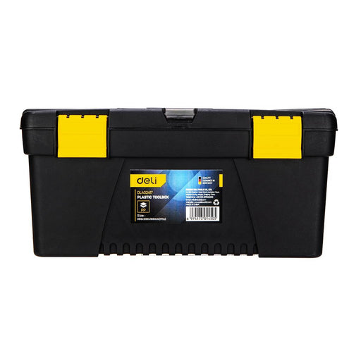 Plastic Tool Box Deli Tools EDL432417 15’’ (yellow) - Tool bags and cases<<<Tools<<<InnproXML