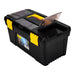 Plastic Tool Box Deli Tools EDL432417 15’’ (yellow) - Tool bags and cases<<<Tools<<<InnproXML
