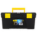 Plastic Tool Box Deli Tools EDL432417 15’’ (yellow) - Tool bags and cases<<<Tools<<<InnproXML