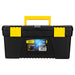 Plastic Tool Box Deli Tools EDL432417 15’’ (yellow) - Tool bags and cases<<<Tools<<<InnproXML