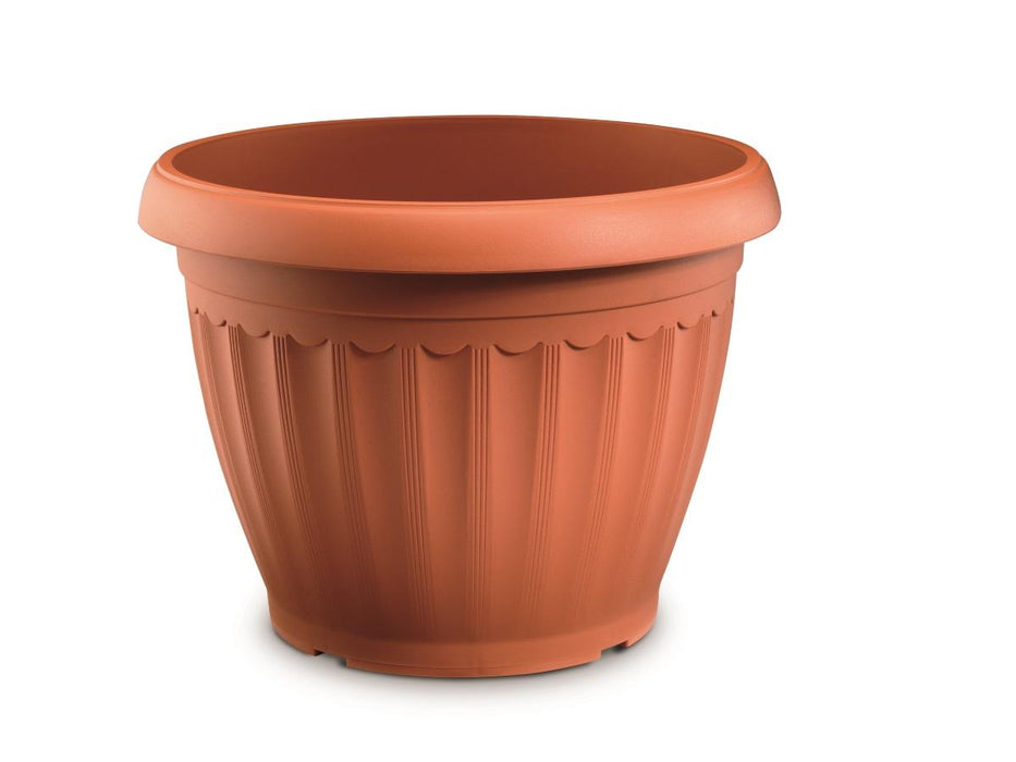 CORFU POT 30X24 BROWN