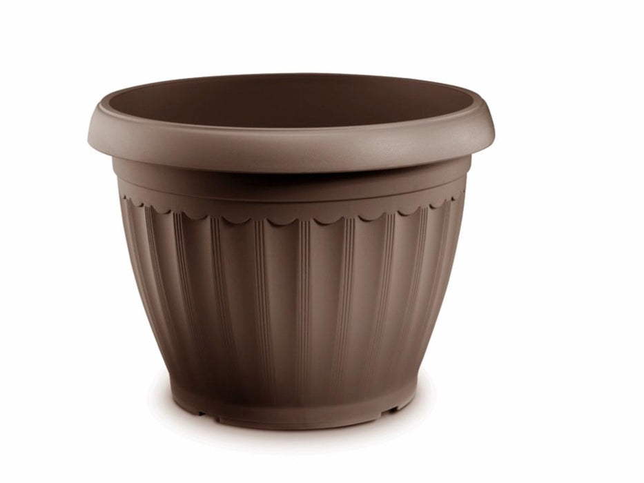 CORFU POT 25X19 BROWN