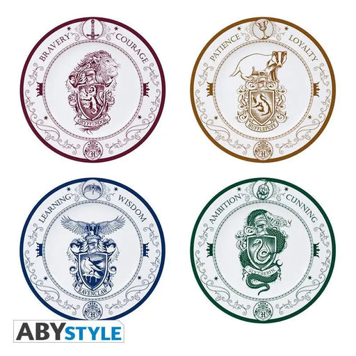Plate set ABYSTYLE HARRY POTTER PlatesHogwarts Houses - Дрехи и аксесоари<<<Геймърска периферия<<<ValiAPI