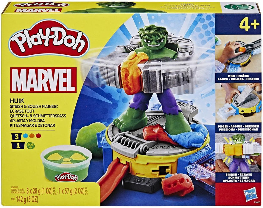 Modelling Clay Game Play-Doh Hulk Smash It All Multicolour
