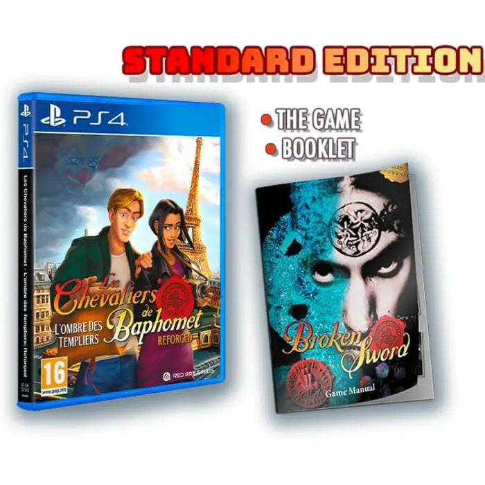 PlayStation 4 Video Game Just For Games LES CHEVALIERS DE BAPHOMET - Електроника Игри<<<Компютри|