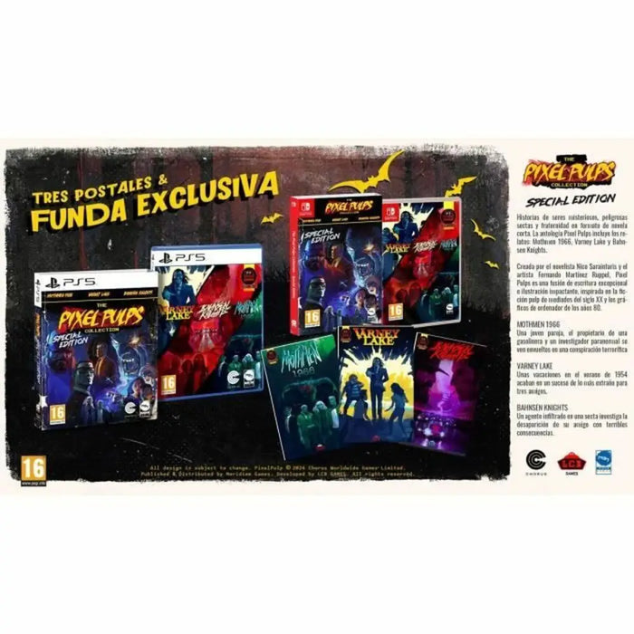PlayStation 5 Video Game Microids The Pixel Pulps Collection Special Edition - Електроника Игри<<<Компютри|
