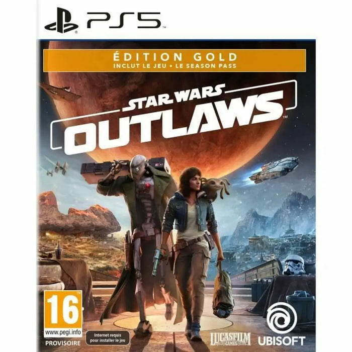 PlayStation 5 Video Game Ubisoft Star Wars: Outlaws - Gold Edition - Електроника Игри<<<Компютри|
