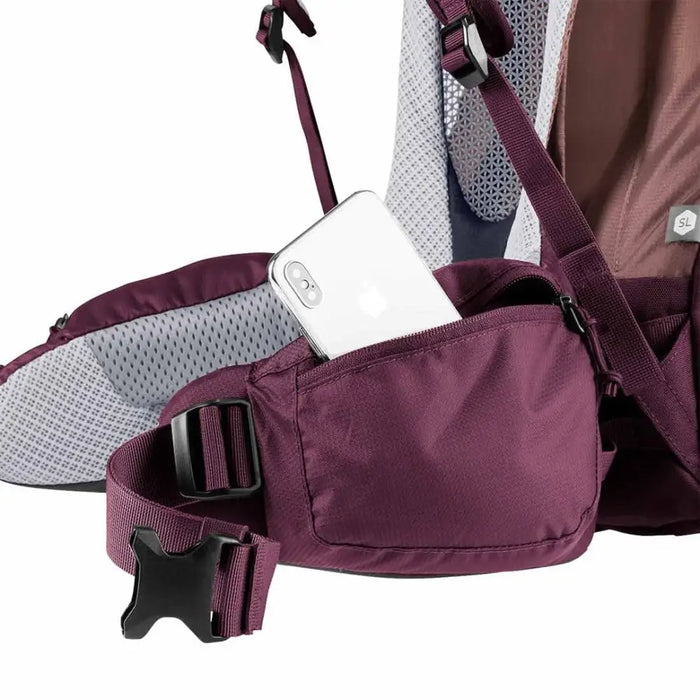 Plecak turystyczny damski Deuter Futura Pro 38 SL - ashrose/cassis - Bags backpacks