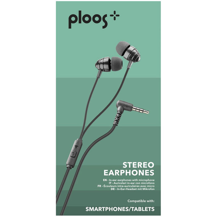 HEADPHONES WITH MICROPHONE 3.5 MM PLOOS