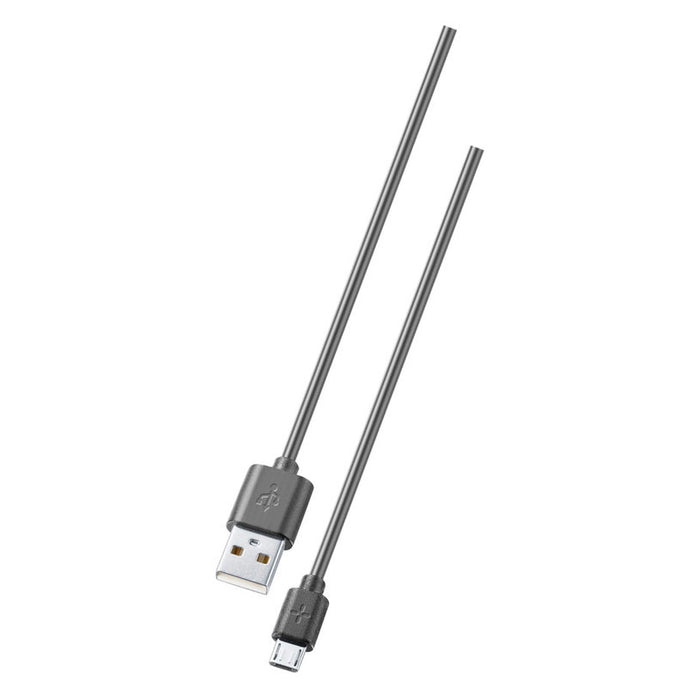 CABLE MICRO USB 1M BLACK PLOOS