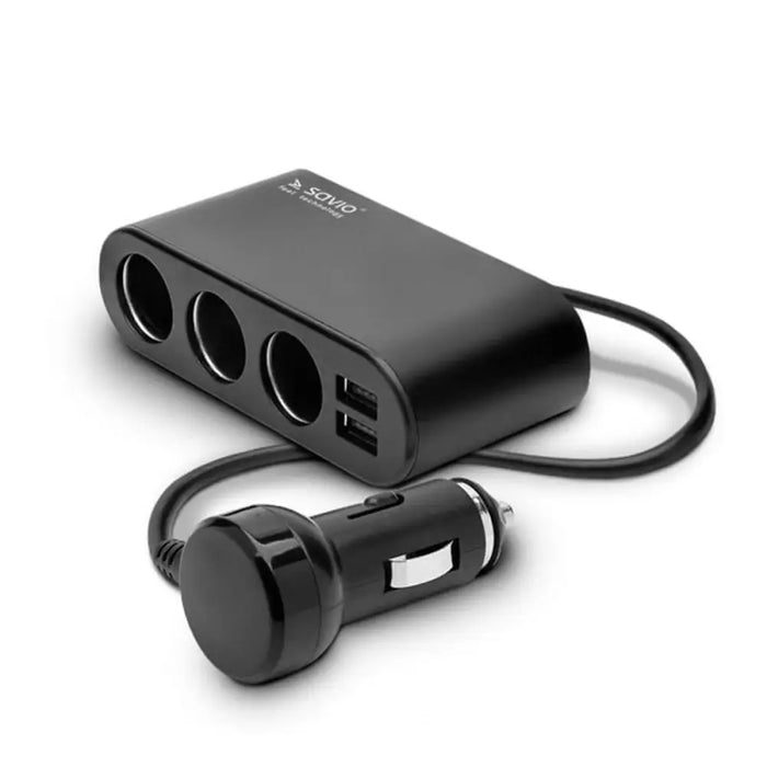 Plug adapter Savio SA-024 Black - USB зарядни и кабели<<<Електроника Телефони и таблети<<<Компютри|