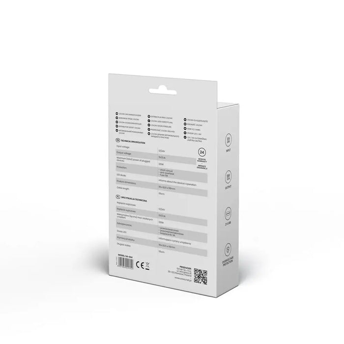 Plug adapter Savio SA-024 Black - USB зарядни и кабели<<<Електроника Телефони и таблети<<<Компютри|