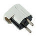 PLUG CORNER 16A WHITE MELOPLAM - Щепсели и куплунги<<<Електроматериали<<<Praktiker&&&Щепсели и