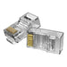 Plug RJ45 CAT6 UTP Connector Vention IDDR0-100 Transparent 100 pcs. - Other<<<IT Accessories<<<InnproXML&&&Мрежови