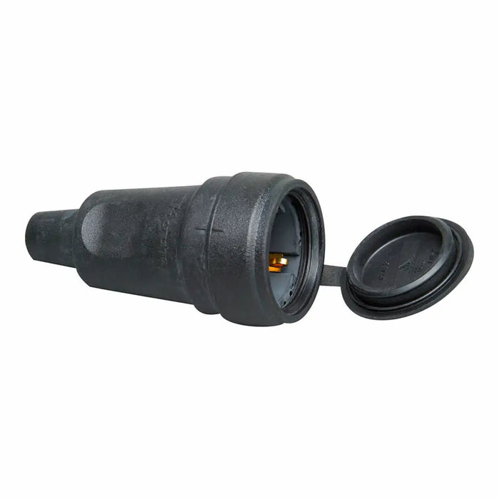 Plug socket Kopp 2p + t Black 230 V With lid - Сигурност Удома<<<Дом Градина<<<BigBuy&&&Смарт щепсели<<<Сигурност