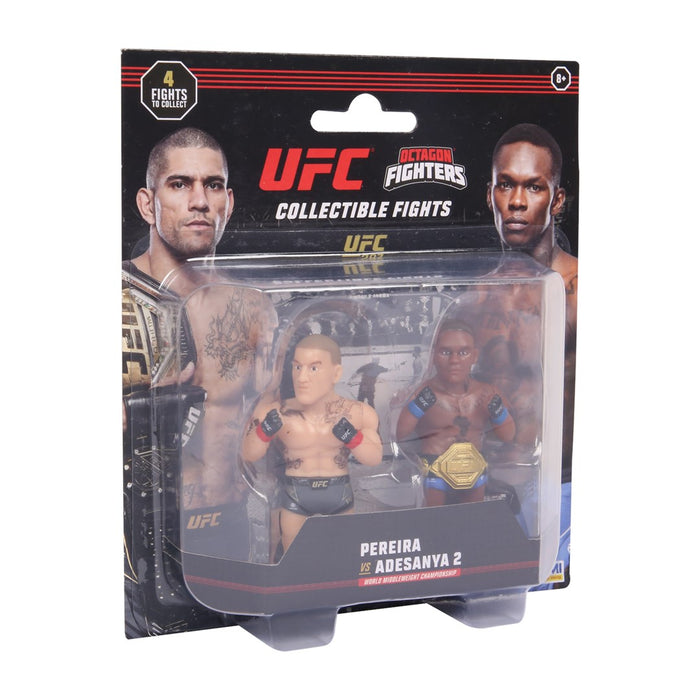 UFC OCTAGON FIGHTERS S1 COLLECTIBLE FIGHTS - PEREIRA VS. ADESANYA 2