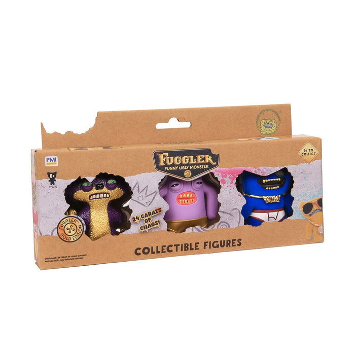 FUGGLER S3 GOLD EDITION FIGURES - 3 PACK (ASSORTMENT)