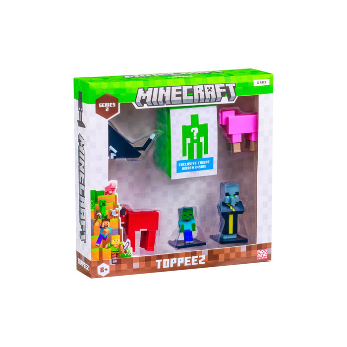 MINECRAFT S2 FIGURES - 6 PACK DELUXE BOX (ASSORTMENT)