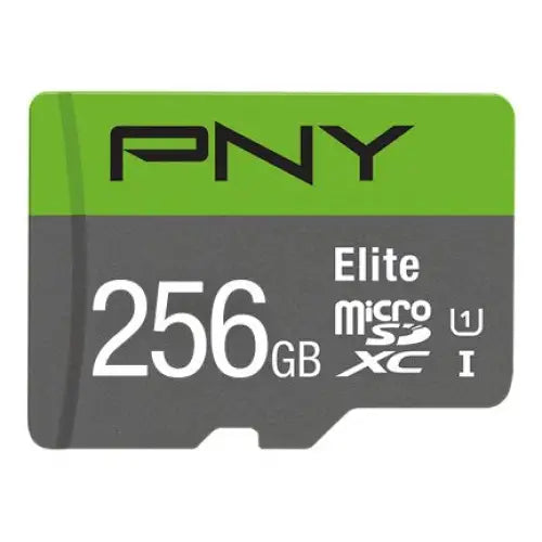 PNY Elite 256 GB MicroSDXC UHS-I Class 10 - SecureDigital flash memoriesPAM-SDG<<<Memory devicesPAM<<<ActionPL