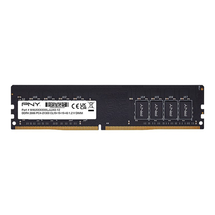 PNY MD8GSD42666-SB memory module 8 GB 1 x 8 GB DDR4 288-pin DIMM