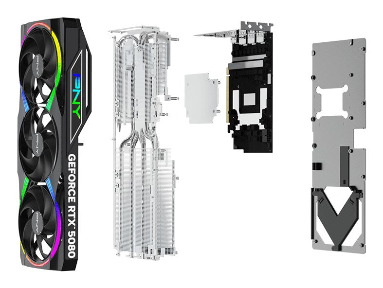 PNY GeForce RTX 5080 ARGB OC - 16 GB GDDR7 graphics card