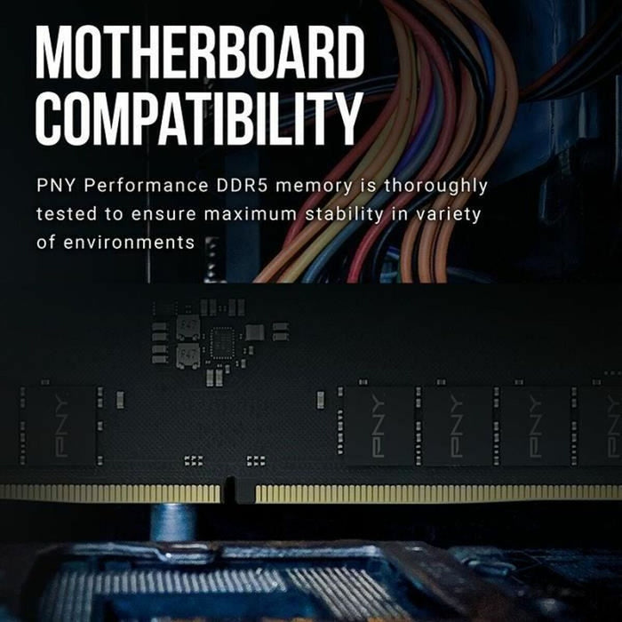 RAM Memory PNY 8 GB DDR5 SDRAM DDR5 4800 MHz CL40