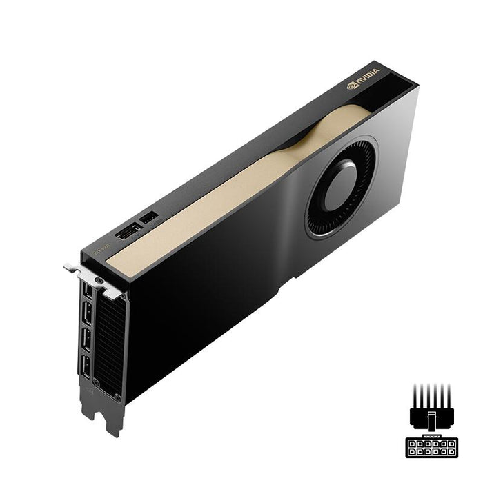 Video card PNY VCNRTX4500ADA-PB, RTX A4500, 24GB, PCIE 4.x16, DisplayPort 1.4 (4)