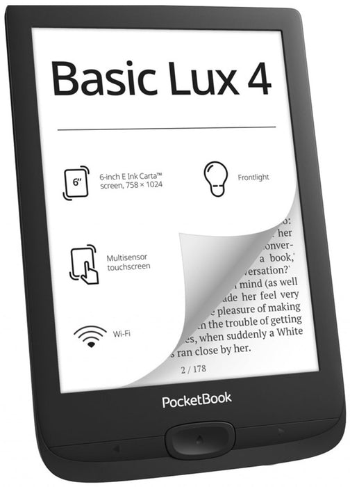Pocketbook Basic Lux 4 PB618 Black eBook - Електронни книги<<<Телефони и таблети<<<TechMart&&&Електронни