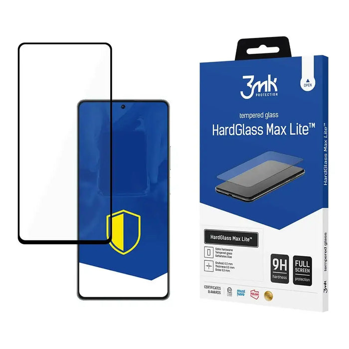 Poco F5 Pro - 3mk HardGlass Max Lite™ - Cell phone tempered glass<<<HurtelXML