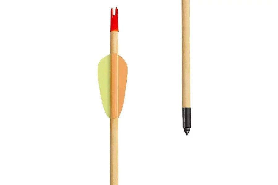 Poe Lang Target Wooden 30" D-027A-B1 Wooden arrows 5 pcs