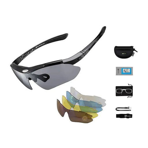 Polarized cycling glasses Rockbros 10003 (black) - Glasses<<<Bicycle accessories<<<Sport<<<InnproXML&&&Sport