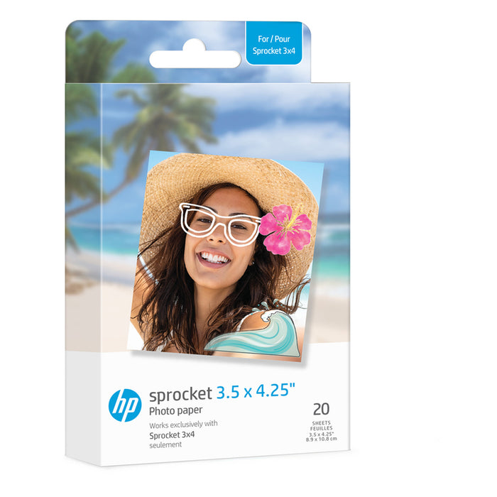 PAPER HP ZINK 3.50X4.25 20 PACK