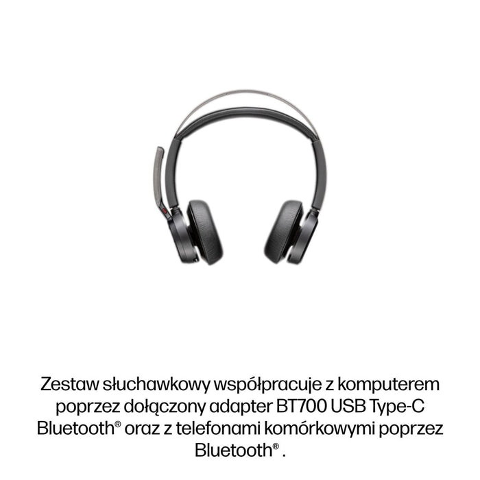Headphones Poly A4HT2AA#AC3 Black