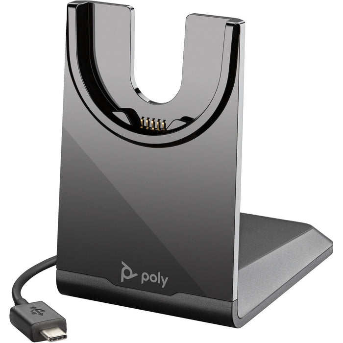 HP Poly Voyager Focus 2 USB-C BT Headset +USB-C/A Adapter +Charging Stand SmartBuy