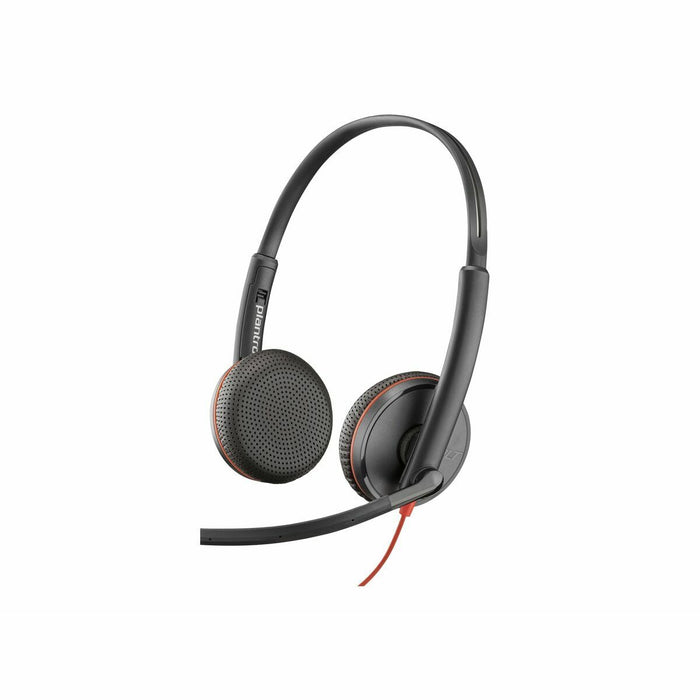 Headphones with Microphone Poly 8X229A6 Black