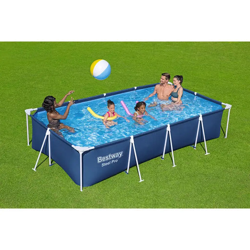 POOL 400X211X81CM BESTWAY 56424 - Басейни с рамка<<<Басейни плажни артикули и оборудване<<<Градина<<<Praktiker