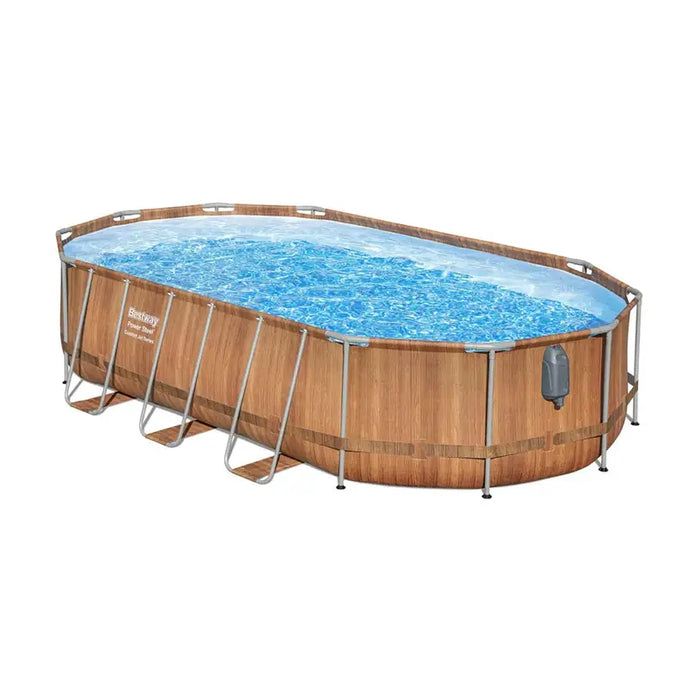 POOL 610X366X122CM BESTWAY 56719 - Басейни с рамка<<<Басейни плажни артикули и оборудване<<<Градина<<<Praktiker