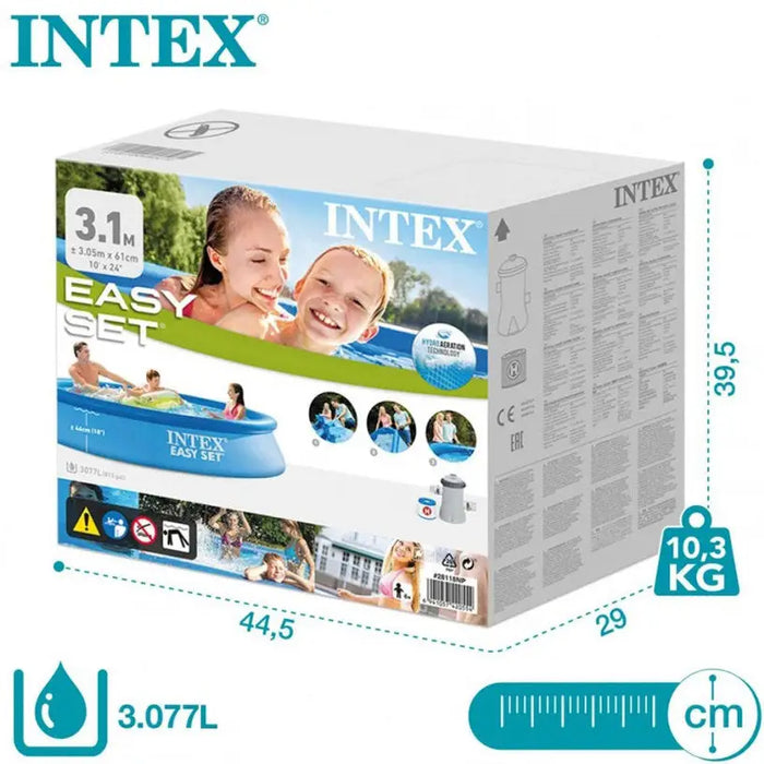 POOL F305X61CM INTEX 28118NP - Надуваеми басейни<<<Басейни плажни артикули и оборудване<<<Градина<<<Praktiker
