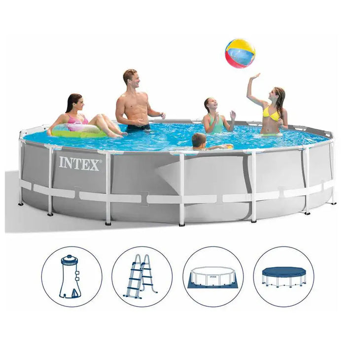 POOL F457X107CM INTEX 26724NP - Басейни с рамка<<<Басейни плажни артикули и оборудване<<<Градина<<<Praktiker