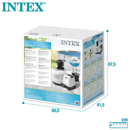 POOL FILTER PUMP 10599L/ WITH SAND OR POLYSPHERE INTEX 26648 - Филтърни помпи хлоринатори нагреватели<<<Басейни плажни