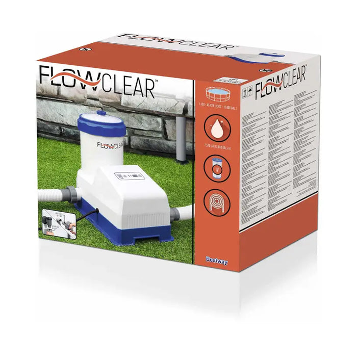 POOL FILTER PUMP WI-FI 7570L/H BESTWAY 58680 - Филтърни помпи хлоринатори нагреватели<<<Басейни плажни артикули и