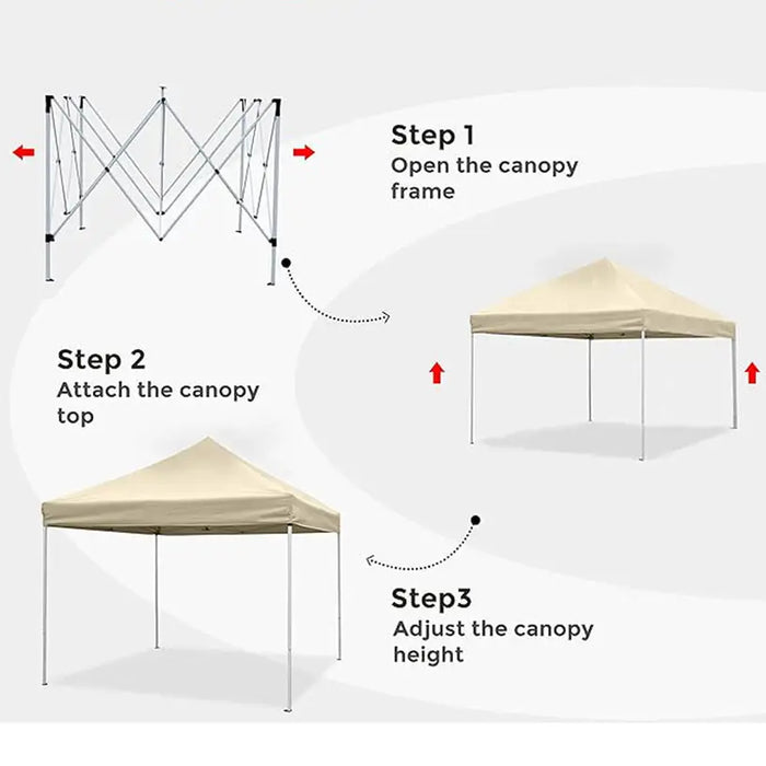 POP-UP PAVILION 300X300X280CM GARDEN STAR HD-11145 - Шатри<<<Чадъри сенници и шатри<<<Градина<<<Praktiker