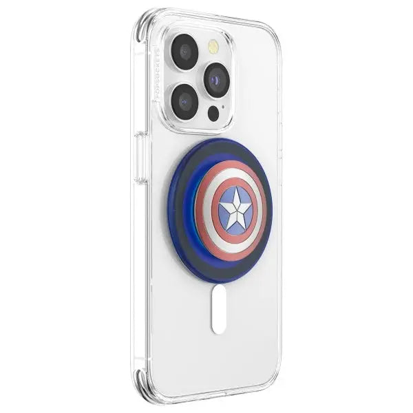 Popsockets 2 Captain America Phone Holder and Stand with MagSafe - Cell phone holders<<<HurtelXML