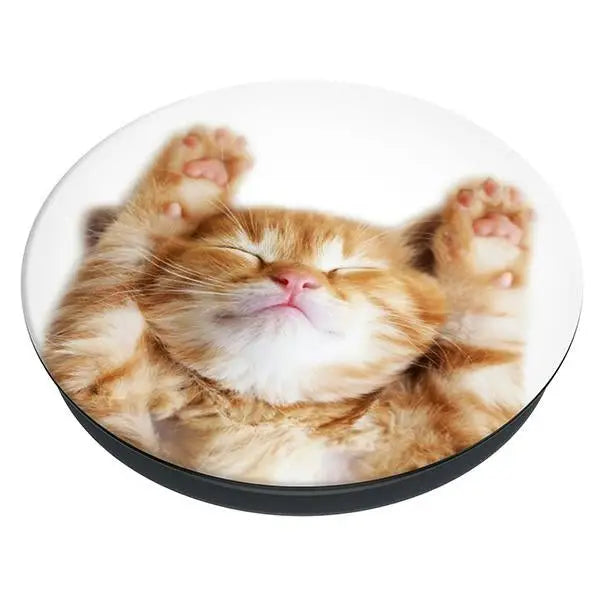 Popsockets 2 Snoozy Cat Holder and Phone Stand - Cell phone holders<<<HurtelXML