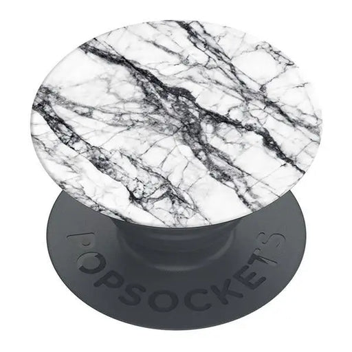 Popsockets 2 White Stone Marble Phone Holder and Stand - Cell phone holders<<<HurtelXML
