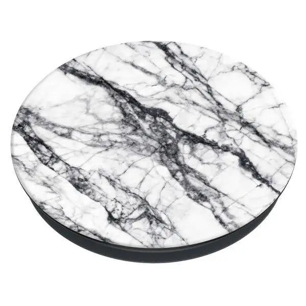 Popsockets 2 White Stone Marble Phone Holder and Stand - Cell phone holders<<<HurtelXML